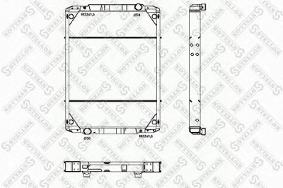 STELLOX 8103324sx -  Радиатор, охлаждение двигателя