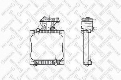 STELLOX 8103355sx -  Радиатор, охлаждение двигателя
