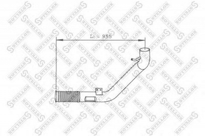 STELLOX 8203712sx -  Труба выхлопного газа
