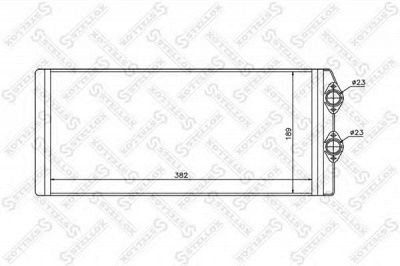 STELLOX 8205010sx -  Теплообменник, отопление салона