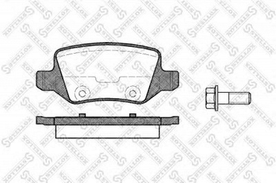 STELLOX 829000sx -  Комплект тормозных колодок, дисковый тормоз