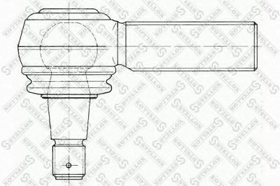 STELLOX 8434012sx -  Наконечник поперечной рулевой тяги