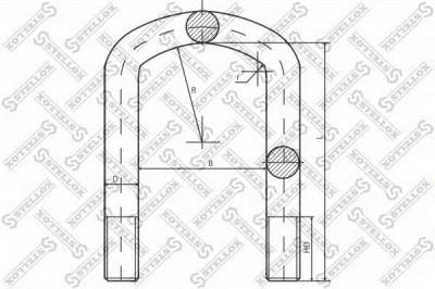 STELLOX 8464208sx -  Стремянка рессоры