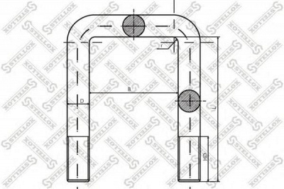 STELLOX 8464227sx -  Стремянка рессоры