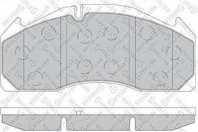 STELLOX 8501423sx -  Комплект тормозных колодок, дисковый тормоз