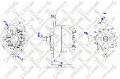 STELLOX 8802320sx -  Генератор