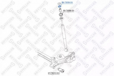 STELLOX 8973008sx -  Опора, стабилизатор