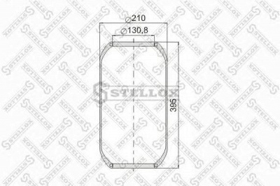 STELLOX 9006440sx -  Кожух пневматической рессоры