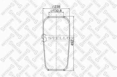 STELLOX 9007130sx -  Кожух пневматической рессоры