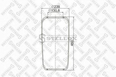 STELLOX 9007200sx -  Кожух пневматической рессоры