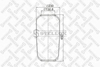 STELLOX 9018850sx - Кожух пневматической рессоры