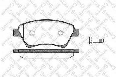 STELLOX 987000blsx -  Комплект тормозных колодок, дисковый тормоз