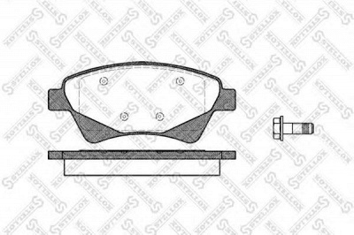 STELLOX 987020sx -  Комплект тормозных колодок, дисковый тормоз