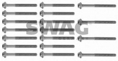 SWAG 10910235 -  Комплект болтов головки цилидра