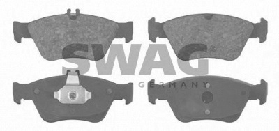 SWAG 10916027 -  Комплект тормозных колодок, дисковый тормоз