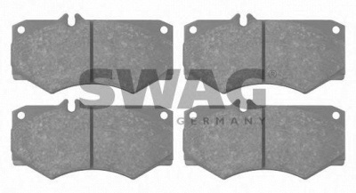 SWAG 10916033 -  Комплект тормозных колодок, дисковый тормоз