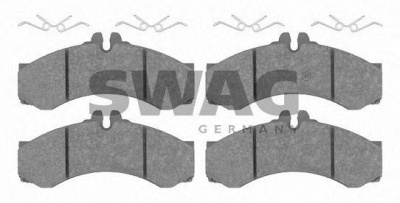 SWAG 10916164 -  Комплект тормозных колодок, дисковый тормоз