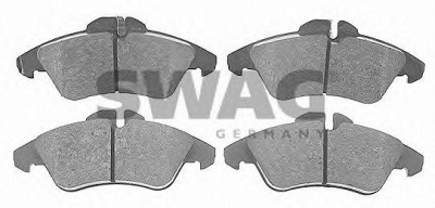 SWAG 10916251 -  Комплект тормозных колодок, дисковый тормоз