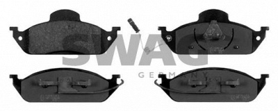 SWAG 10916410 -  Комплект тормозных колодок, дисковый тормоз