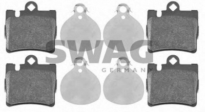 SWAG 10916438 -  Комплект тормозных колодок, дисковый тормоз