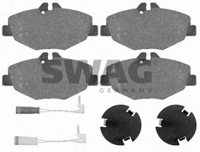 SWAG 10916452 -  Комплект тормозных колодок, дисковый тормоз