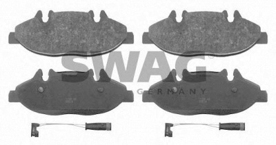 SWAG 10916487 -  Комплект тормозных колодок, дисковый тормоз