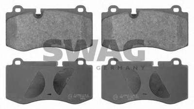 SWAG 10916745 -  Комплект тормозных колодок, дисковый тормоз