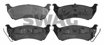 SWAG 10916769 -  Комплект тормозных колодок, дисковый тормоз
