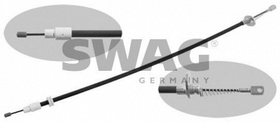 SWAG 10934905 -  Трос, стояночная тормозная система