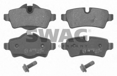 SWAG 11916742 -  Комплект тормозных колодок, дисковый тормоз