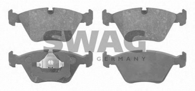 SWAG 20916000 -  Комплект тормозных колодок, дисковый тормоз