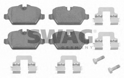 SWAG 20916560 -  Комплект тормозных колодок, дисковый тормоз