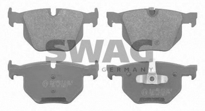 SWAG 20916587 -  Комплект тормозных колодок, дисковый тормоз