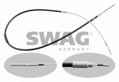 SWAG 20928737 -  Трос, стояночная тормозная система