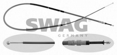 SWAG 20931147 -  Трос, стояночная тормозная система