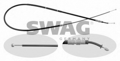 SWAG 20931148 -  Трос, стояночная тормозная система