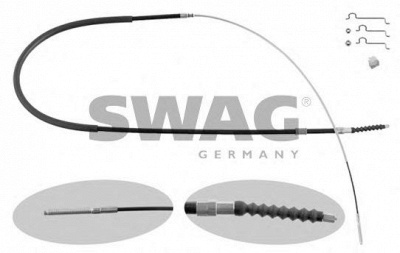 SWAG 20936674 -  Трос, стояночная тормозная система