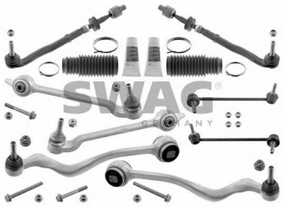SWAG 20946291 -  КОМПЛЕКТ РЫЧАГОВ + 2 ТЯГИ СТАБИЛИЗАТОРА + 2 РУЛЕВЫ