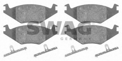 SWAG 30916011 -  Комплект тормозных колодок, дисковый тормоз