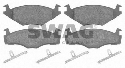SWAG 30916012 -  Комплект тормозных колодок, дисковый тормоз