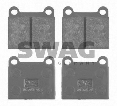 SWAG 30916068 -  Комплект тормозных колодок, дисковый тормоз