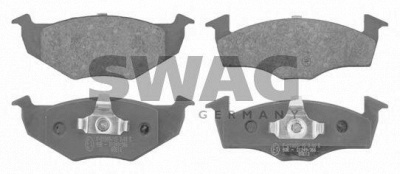 SWAG 30916072 -  Комплект тормозных колодок, дисковый тормоз