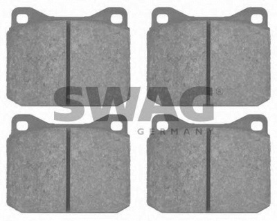 SWAG 30916220 -  Комплект тормозных колодок, дисковый тормоз