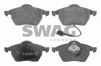 SWAG 30916334 -  Комплект тормозных колодок, дисковый тормоз