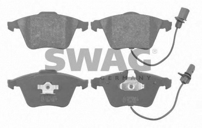 SWAG 30916584 -  Комплект тормозных колодок, дисковый тормоз