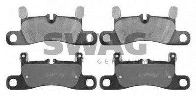 SWAG 30916809 -  Комплект тормозных колодок, дисковый тормоз
