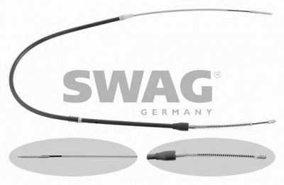 SWAG 30930765 -  Трос, стояночная тормозная система