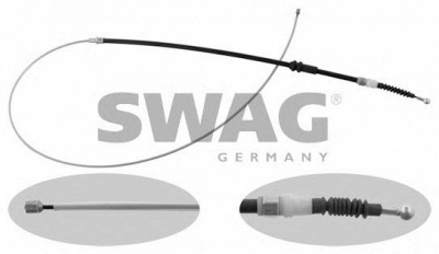 SWAG 30937218 -  Трос, стояночная тормозная система