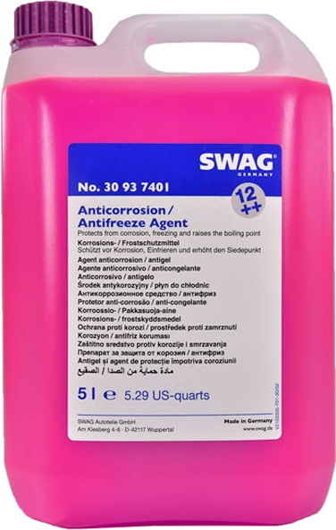 SWAG Antifreeze G12 Plus Plus Purple 5L