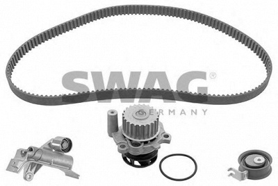 SWAG 30945122 -  Водяной насос + комплект зубчатого ремня